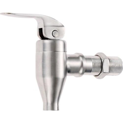 Stainless Steel Drink Dispenser Plastic Coffee Valve Wine Barrel Spigot / Faucet for Wine Beer Oak Barrel Keg