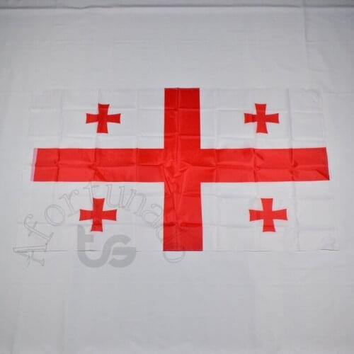 Georgia 90*150cm Georgisch Georgian flag Banner 3x5 Foot national flag for meet,Parade,party.Hanging,decoration