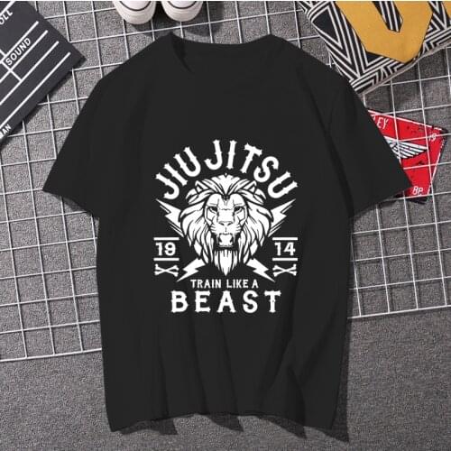 Karate clothes Mixed martial arts half sleeve Cotton T-shirt Fitness training shirt Kung fu Fighting the fight club