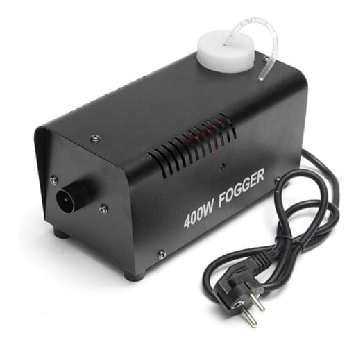 Mini 400W Smoke Machine Wire/Remote control Professional DJ Disco Bar Club Party Christmas Fog machine Lampblack Stage Fogger