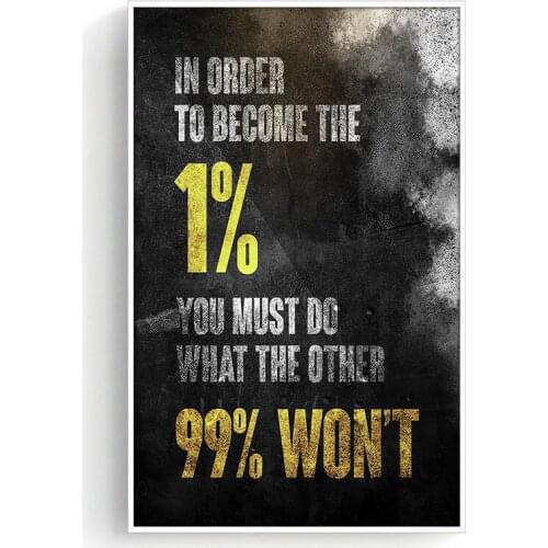 Motivational Inspiring Quotes Wall Art Canvas Painting Nordic Posters And Prints Black Golden Wall Pictures Living Room Decor