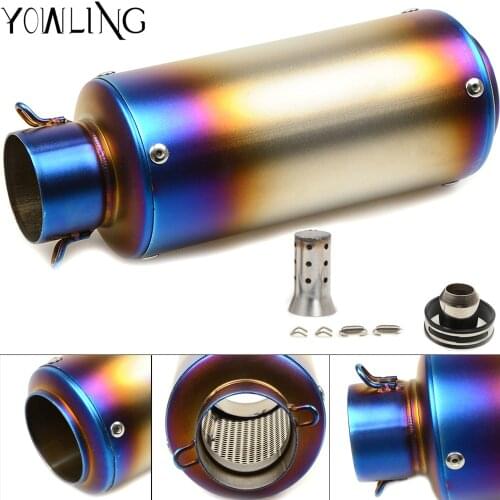 Motorcycle Muffler Exhaust Pipe Scooter exhaust for yamaha YZF R125 R15 R25 r 125 15 25 mt-07 mt 07 09 MT-09 FZ07 FZ09 MT-03