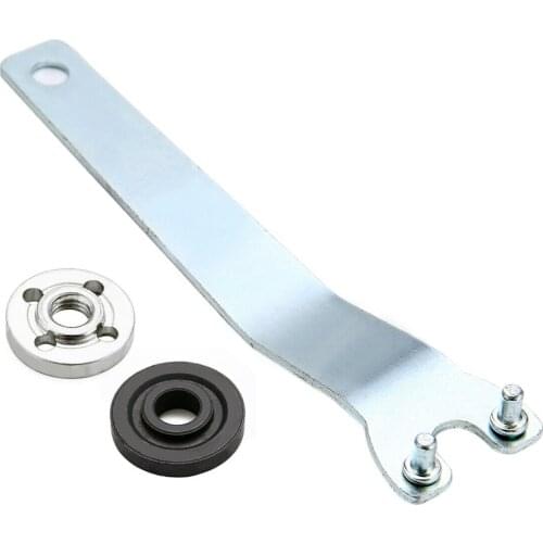 Angle Grinder Wrench Spanner Key Kit M10 Thread Outer Lock Flange Nut Set For Electric Grinder Accessories