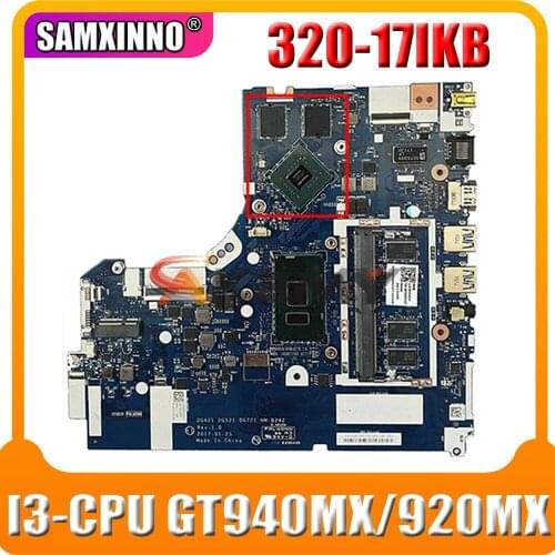 NM-B243 Laptop motherboard For Lenovo Ideapad 320-17IKB original mainboard 4GB-RAM I3-7100U GT940MX/920MX