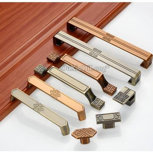 New Arrival 10PCS European Solid Cabinet Door Handles Cupboard Wardrobe Dresser Drawer TV Cabinet Pulls Handles & Knobs