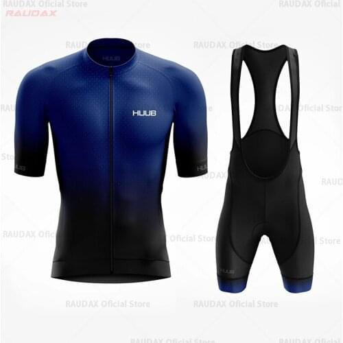 Men Cycling Clothing 2021 Raudax Short Sleeve Ropa Ciclismo Hombre Summer Cycling Set Triathlon Suit Bike Uniform 19D Gel Pad