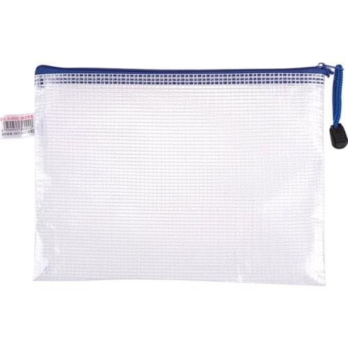 Zipper File Organizer Folders Pvc Bag Portfolio Paper Storage Office Organizers Stationery Storage Folder File Folder Waterproof