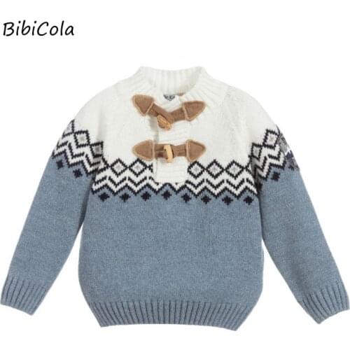 Boys Autumn Sweaters 2021 Style Kids Baby Cartoon Cotton Clothing Casual Outfits Toddler Girl Fall Clothes 1-6 Years