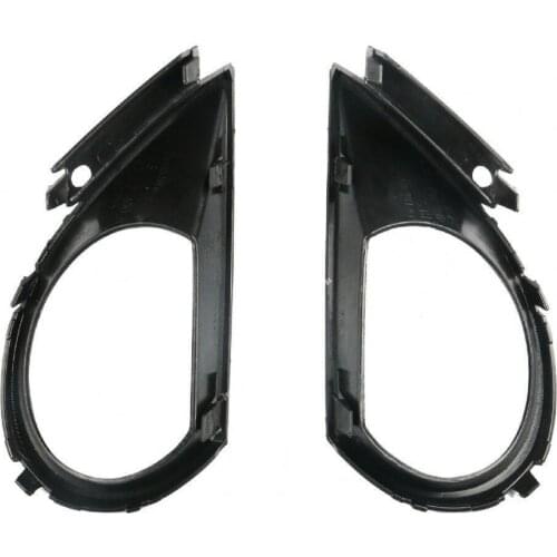 2 Pcs Front Fog Light Cover Grill Spare Parts Anti-scratch 4L0807489A 4L0807490A For Audi Q7 11-15