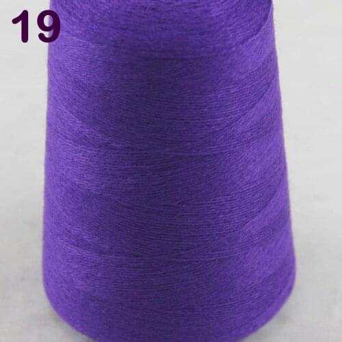 Sales 1X100g high quality 100% pure cashmere warm soft hand-woven tower yarn Royal Purple 26219