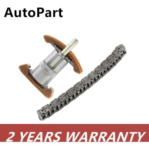 2PCS Engine Timing System Chain Tensioner + Chain Set For Audi A4 A6 For VW Passat B5 058109229B 06B109217B 06B 109 217 B