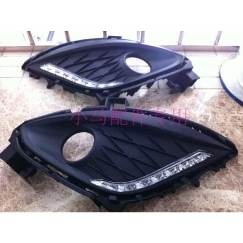 LED DRL daytime running light for mazda 5 2011-12, with dimmer and auto off control, EU certification, SUPER bright