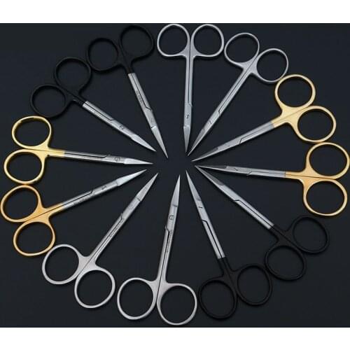 Fine ophthalmology conjunctival scissors double eyelid plastic surgery to open the corner of the eye small scissors stitching sc