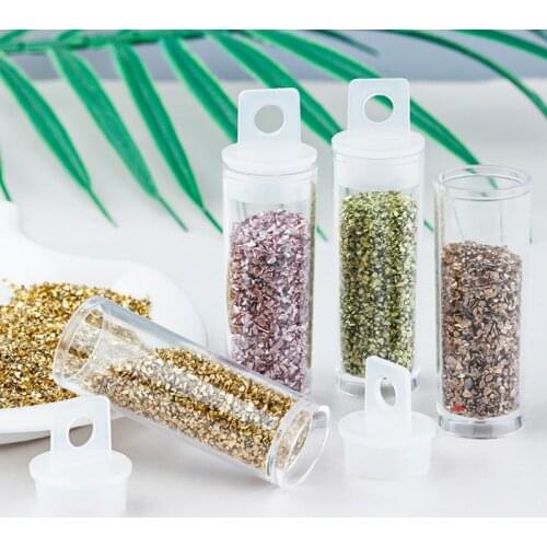 10g/lot Glass Crushed Stone Filler DIY Nail Art Decoration Epoxy Resin Filling Jewelry Making Tools Metal Filling For Resin Mold