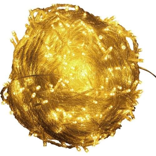 10pcs/lot LED Lighting Chain 24V Waterproof Christmas Decoration Light Hotel Mall Flashing Lighting Warm White Blue White