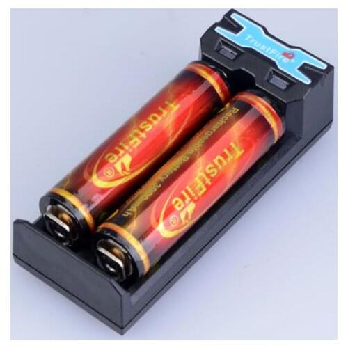 2*TrustFire 18650 3000mah 3.7V Rechargeable Protected Batteries + TrustFire TR-016 5V Mini Universal Micro USB Battery Charger