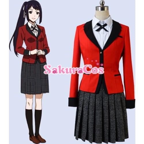 Anime Kakegurui-Compulsive Gambler Igarashi Sayaka Lolita JK School Uniform Cosplay Costume Halloween Women Free Shipping 2020