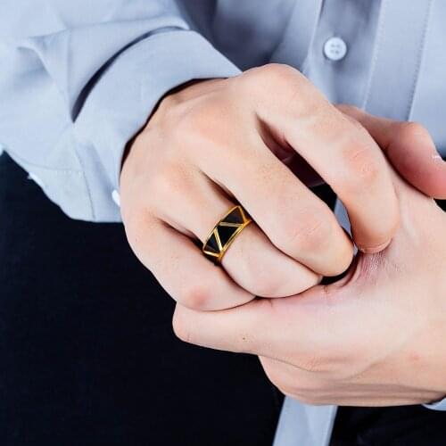 BABABIYA.GORGOR Gold Rings For Men