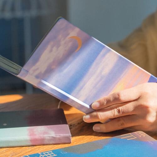 Hardfaced notebook and every book series creative contracted hand account notepad eight students writing