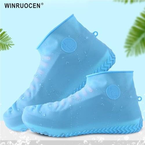 Shoe Cover Silicone Material Unisex Boots Waterproof Shoes Protectors Rain Boots for Indoor Outdoor Rainy Days Reusable