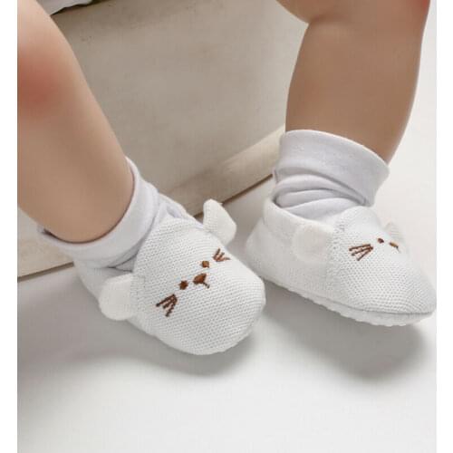 Cute Newborn Baby Girls Boys Soft Sole Crib Shoes Infant Toddler Sneaker Anti-Slip Outfit 0-18M