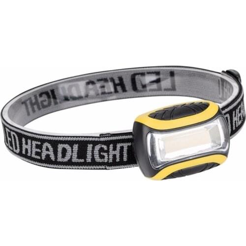 COB LED Headlamp Headlight Frontal Head Lamp 4 Mode Energy Saving Flashlight Linterna For Outdoor Sports Camping Fishing Use AAA