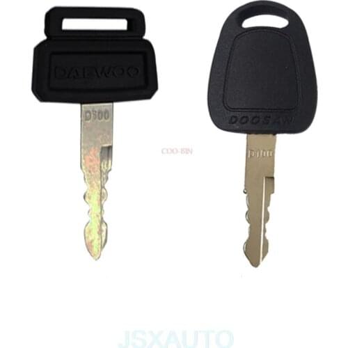Excavator door lock key excavator accessories For DOOSAN DX DAEWOO DH55/60/80/150/215/220/225/300-5-7