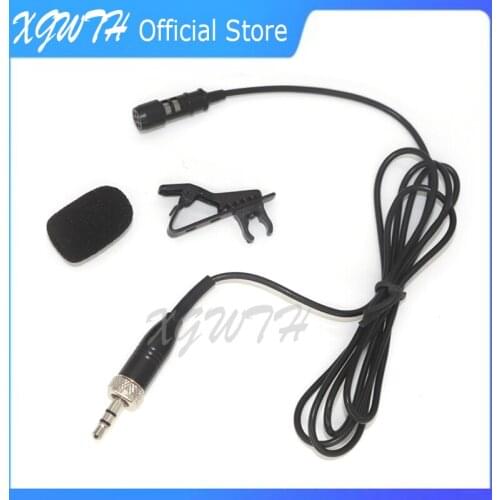 Mini Lavalier Lapel Microphone Cardioid Condenser Mic for Sennheiser G1 G2 G3 G4 Wireless BodyPack Transmitter 1.2m 3.5 mm Lock
