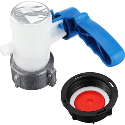 2Pc IBC Tank Container 1000L DN50 75Mm Liters 62Mm To Export Male 2 Inch Home Garden Butterfly Valve Switch Accessories Tools