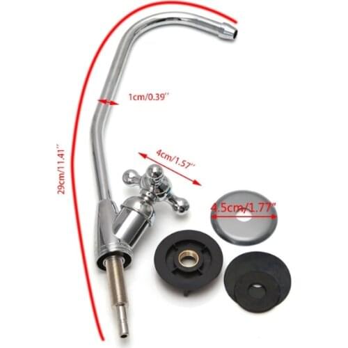 1/4" Reverse Osmosis System Stainless Steel RO Drinking Water Filter Faucet Tap Mar28