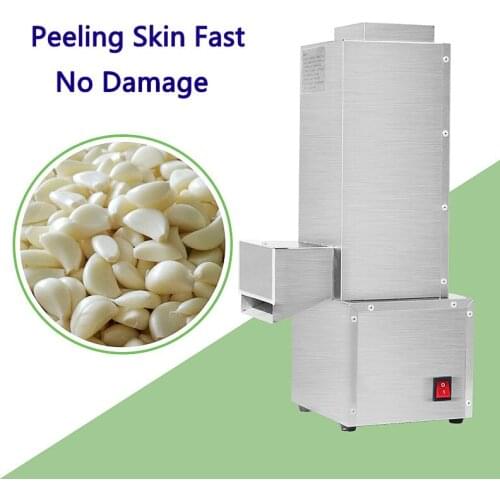 Stainless steel dry garlic peeling machine hotel use garlic peeler restaurant electric garlic skin removing machine