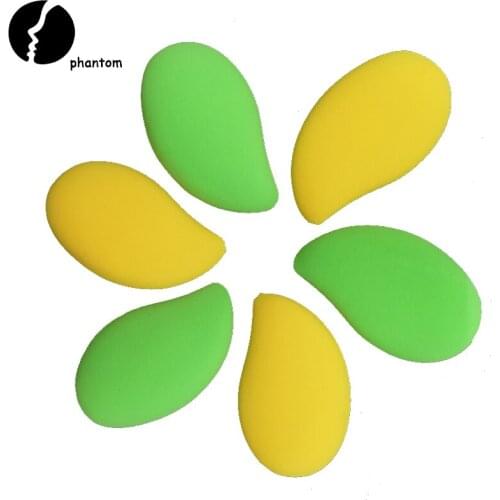 Cute Fruit Mango Makeup Sponge Professional Cosmetic Puff For Foundation Concealer Cream Make Up Soft Water Sponge Puff Wholesal