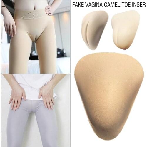 Fake Vagina Camel Toe Insert Mens Cross Dresser Thong g-string Panties For Crossdresser Transgender Drag Queen