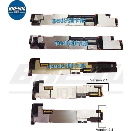 Original Unlocked No ICloud For Ipad 2 3 4 3G Logic Board, Mainboard For Ipad 3G A1395 1396 1403 1416 1430 1459 1460Motherboard