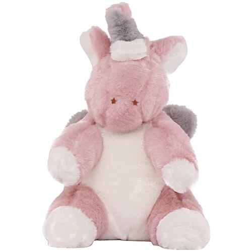 Pink Cartoon Horse Shape Plush Backpacks Soft Plush Girls Plush Toy Kidss Gift Kindergarten School Bag Womans Cosmetic Bag