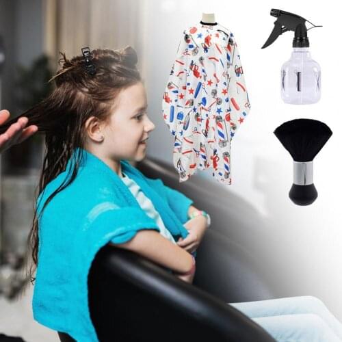 Professional Парикмахер Hair Cutting Thinning Scissors Shears Hairdressing Spray Bottle Hairdresser Apron Capes Styling Tools