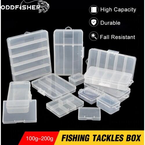 Fishing Boxes Soft Lure Box Tackle Hard Bait Plastic Case Accessories Storage Tool Hook