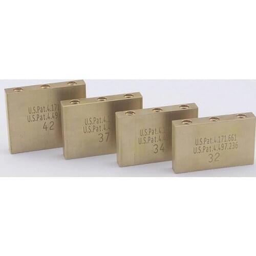 【Made in Korea】1 Piece Original Genuine Electric Guitar Brass Block For FR Tremolo System Bridge