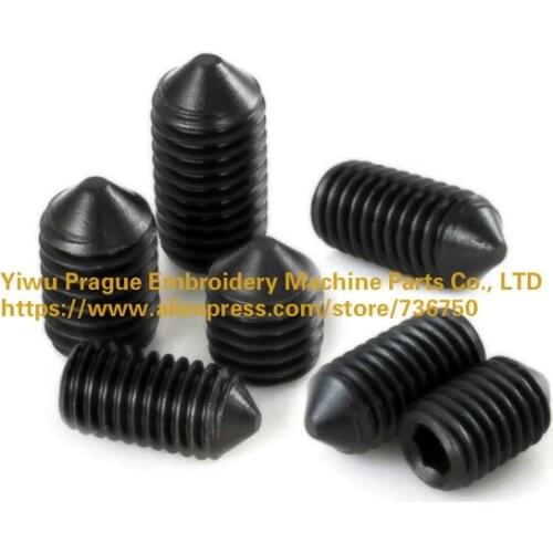 100 pieces hexagon screw M3 Length 4mm Merrylock 011 overlock sewing machine spare parts store 736750