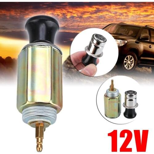 1ser DC 12V 28mm Universal Car Cigarette Lighter Head Power Plug + Socket Assembly Set Accessories