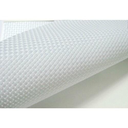 Top Quality 14ST 14CT white cross stitch embroidery canvas any size, 50cmx50cm, with lockstitching