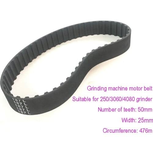 1PC 25mm187L Surface Grinder Accessories 250 Toothed Belt Automatic Walking Toothed Belt Width