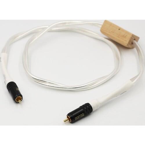 1 Piece HI-End Digital Coaxial RCA Balanced Audio Cable HIFI Audio RCA Coaxial Cable