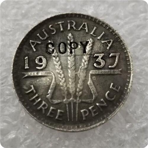 1937-C Australian Threepence Copy Coin