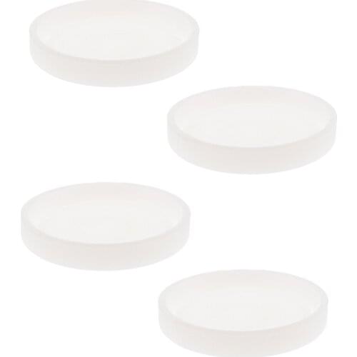 4 Pieces Round Epoxy Resin Molds for Creating Earrings, Necklace, Bracelets, Pendant, Key Chains, DIY Coasters