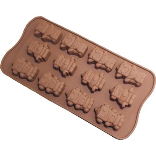 AI Heart-shaped lollipop cooking tools fondant cake baking Silicone Chocolate decoration Mold sugar candy clay