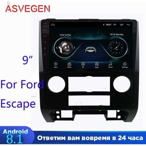 Android 8.1 Car GPS Radio ForFord Escape 2007 2008 2009 2010 20112012 Unit Player support Carplay SWC OBD2 DVR