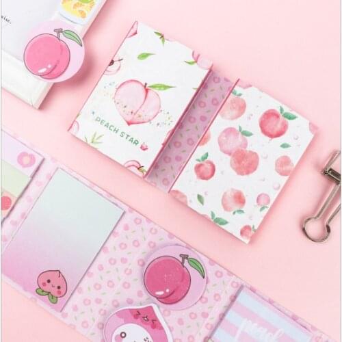 FREE SHIPPING 10pack/lot Kawaii fruit Serie Memo Creative Notebook Stationery Self-Adhesive Pepalaria Office stationery Supply