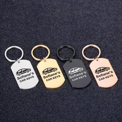 Personalized Car Owner Name Keychain Custom Name Keychain Gift For Driver Men Women Husband Gift Keyring Valentines Day Gift