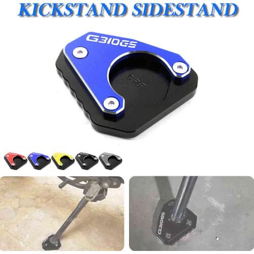 For BMW G310GS G310R 2017-2019 2020 G 310 R/GS Motorcycle CNC Kickstand Plate Extension Pad Stand Enlarge